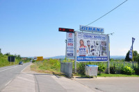 P10 crveni displej dvostrani 166x44cm