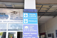 P10 plavi displej 102x22cm